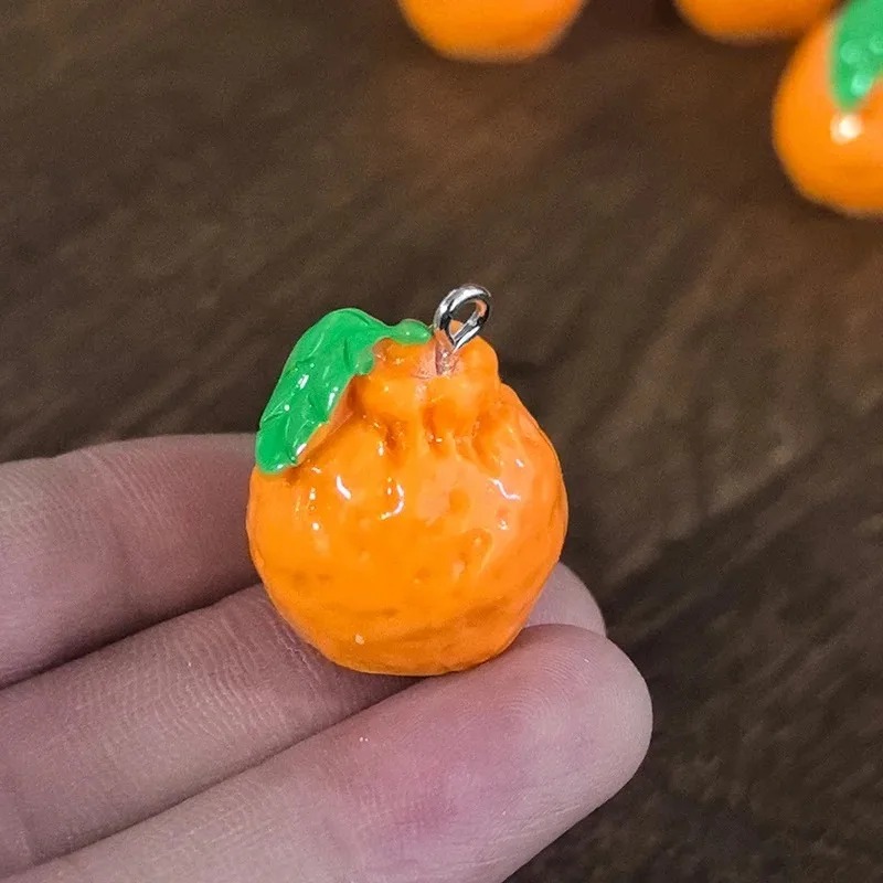 ชาร์มเรซิ่นรูปส้มแมนดาริน 3 มิ - Resin Art Pendant บทวิจารณ์และราคา
