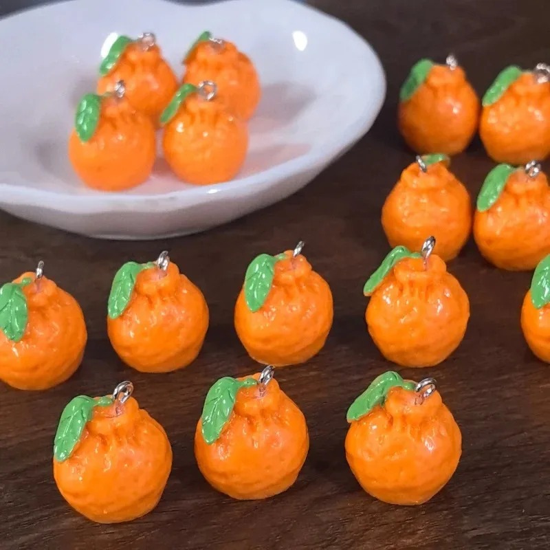 ชาร์มเรซิ่นรูปส้มแมนดาริน 3 มิ - Resin Art Pendant บทวิจารณ์และราคา