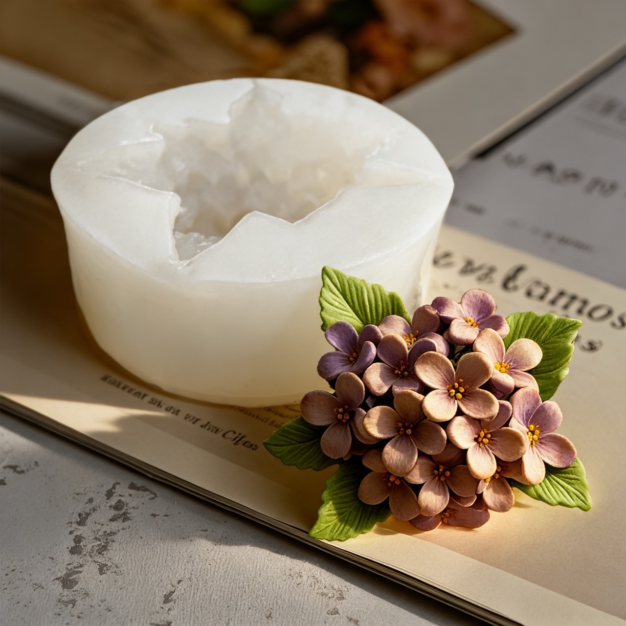 แม่พิมพ์ซิลิโคนรูปดอกไม้ 3 มิต - Resin Art Gift For Wedding บทวิจารณ์และราคา