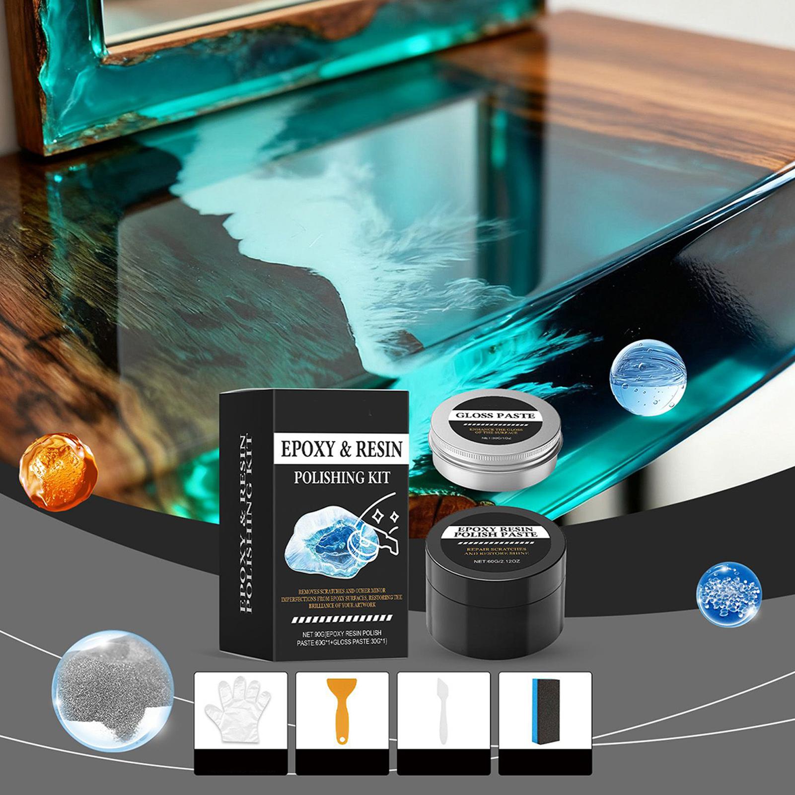ชุดขัดเรซินอีพ็อกซี่ - สารขัดล - Resin Art Table บทวิจารณ์และราคา
