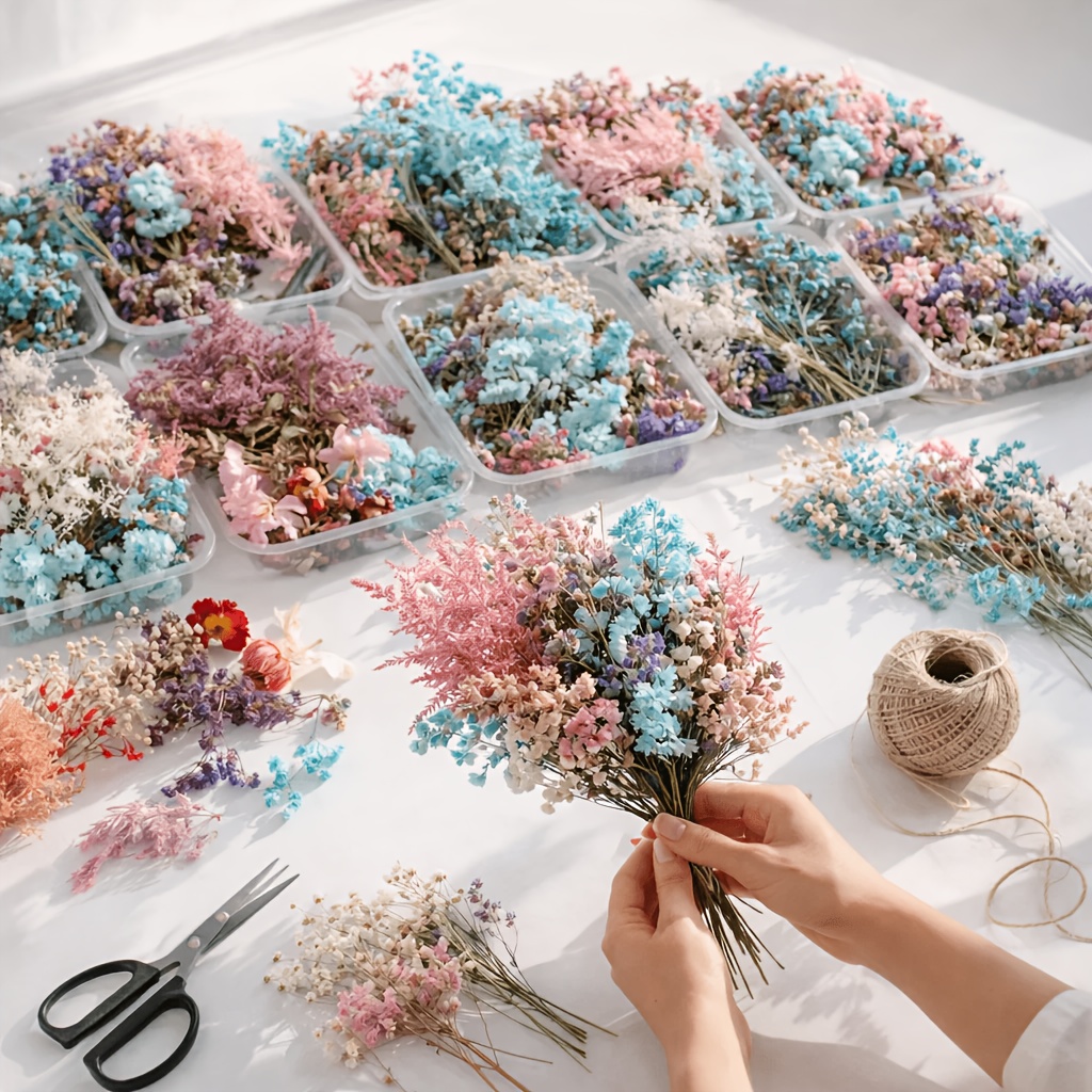 ชุดดอกไม้แห้งผสม 10 กล่อง - ดอ - Resin Art Gift For Wedding บทวิจารณ์และราคา