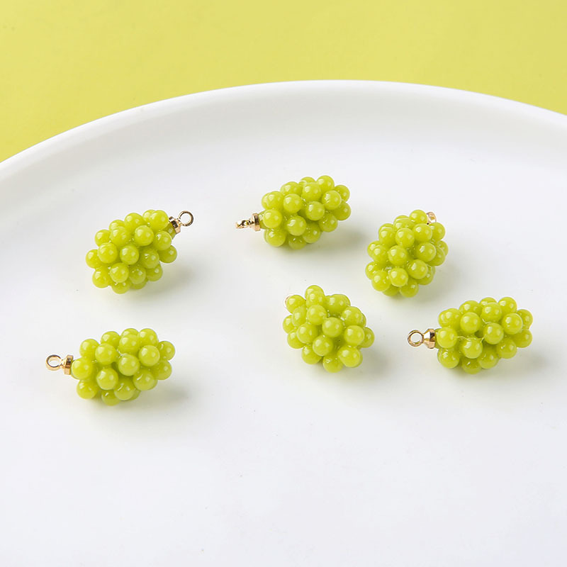 จี้เรซินรูปองุ่นน่ารัก 6 ชิ้น  - Resin Art Pendant บทวิจารณ์และราคา