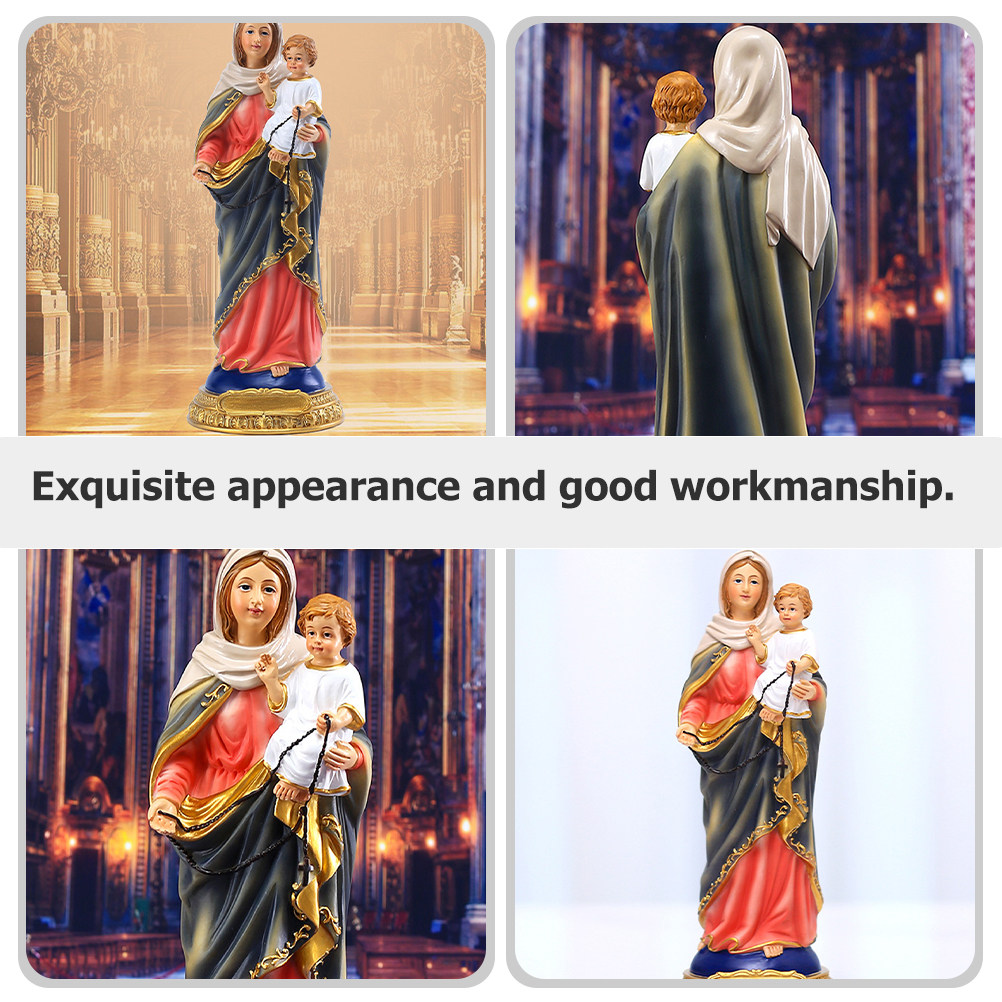รูปปั้นพระแม่มารีเรซิน ของตกแต - Resin Art Mary บทวิจารณ์และราคา