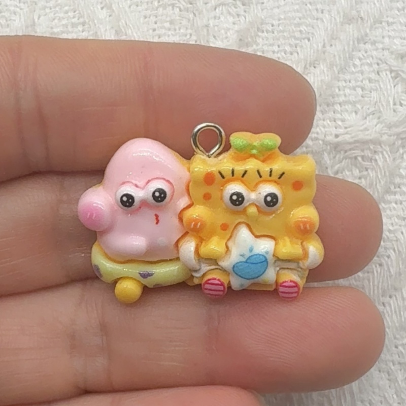 จี้เรซิ่นลายการ์ตูน 10 ชิ้น, ต - Resin Art Pendant บทวิจารณ์และราคา