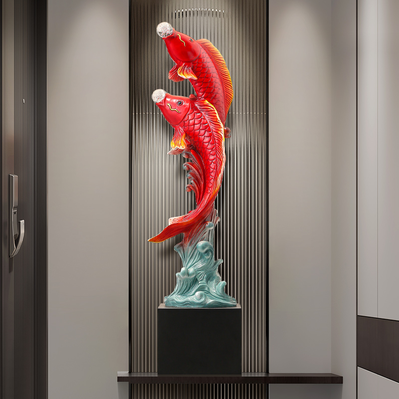 ห้ารสประติมากรรมปลา,รูปปั้นเรซ - Resin Art Floor บทวิจารณ์และราคา