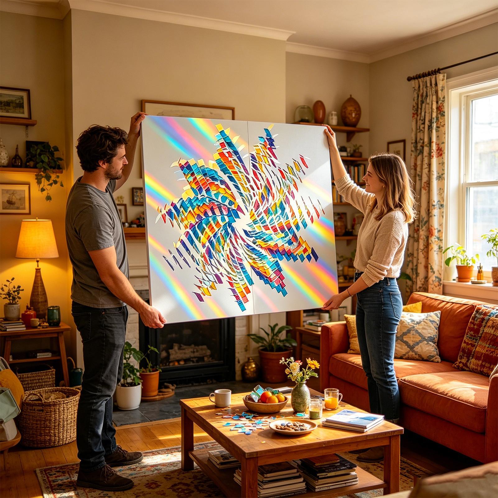 แผ่นอะคริลิคโฮโลแกรม 100 ชิ้น  - Resin Art Acrylic บทวิจารณ์และราคา