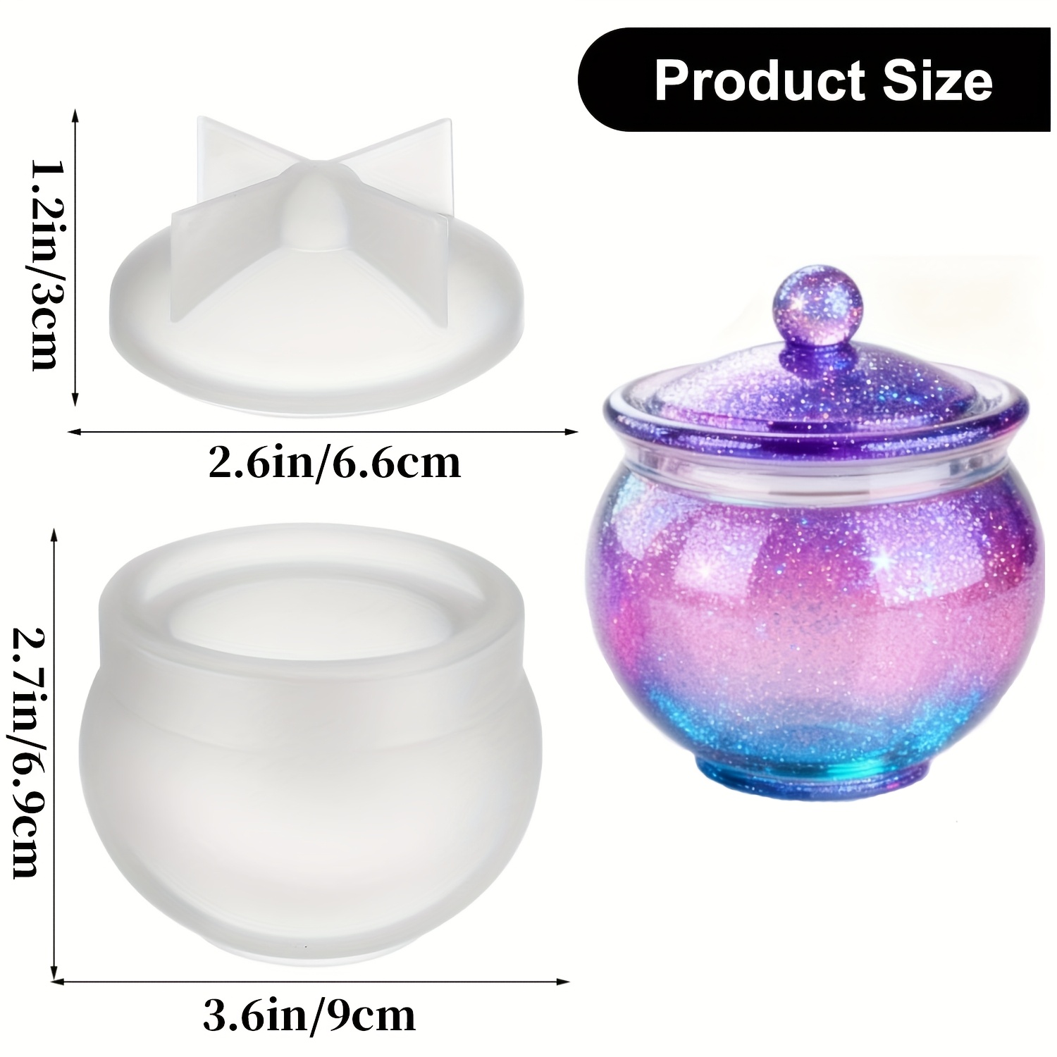 แม่พิมพ์เรซิ่นทรงกลม 1 ชุด พร้ - Resin Art Jewellery บทวิจารณ์และราคา