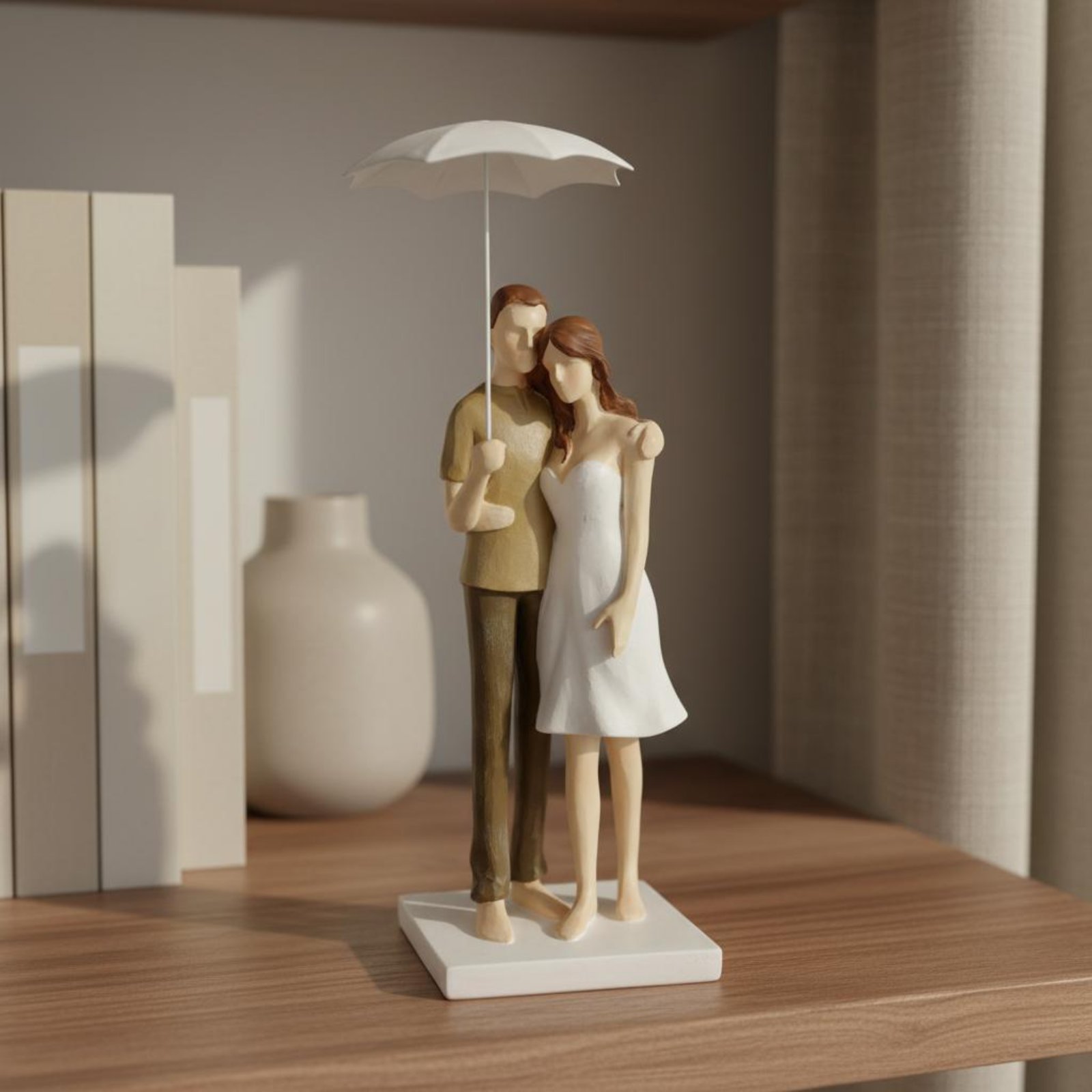 รูปปั้นคู่รักใต้ร่ม ดีไซน์หรูห - Resin Art Design For Wedding บทวิจารณ์และราคา